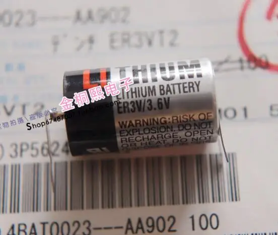5 шт. импортные новые ER3V/3 6 V PLC батарея JZSP-BA01 Servo литиевая со свинцом | Электроника