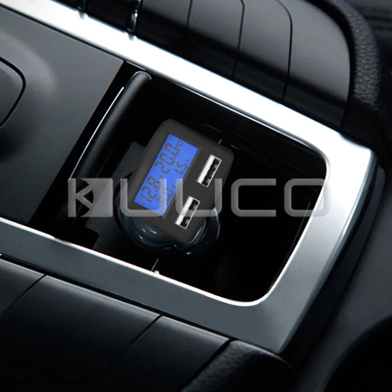 Автомобильное зарядное устройство DC 5V 3A USB с зарядкой/напряжение