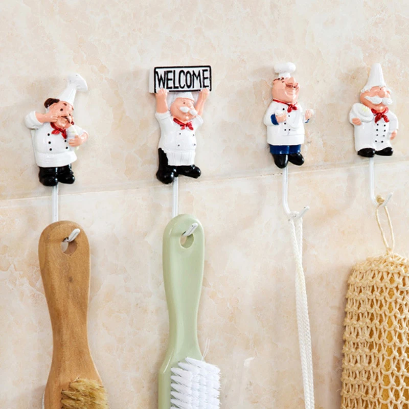 4 шт./компл. кухонные аксессуары для хранения ключи держатели кухонной посуды