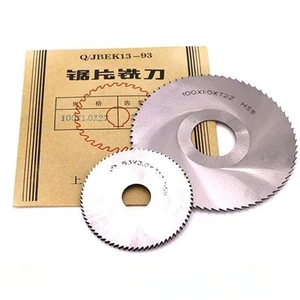 Фреза из быстрорежущей стали 4050607580100125 мм * 0,30,50,81,01,522.53.04.0, пазовый резак, пильный диск, Фрезерный инструмент