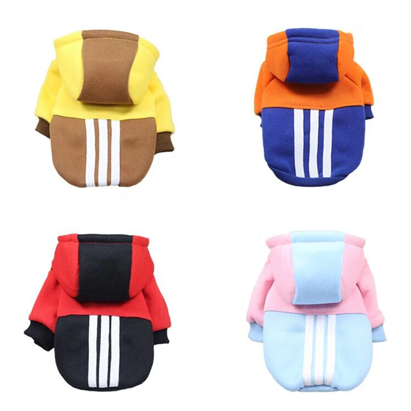 Dog Clothes Winter Soft Hoodie Chihuahua Warm Pet Clothing for Small XS Yorkie Coat | Дом и сад