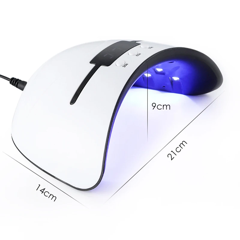 36 Вт УФ светодиодная лампа для сушки ногтей всех гелей полировка Солнечный свет