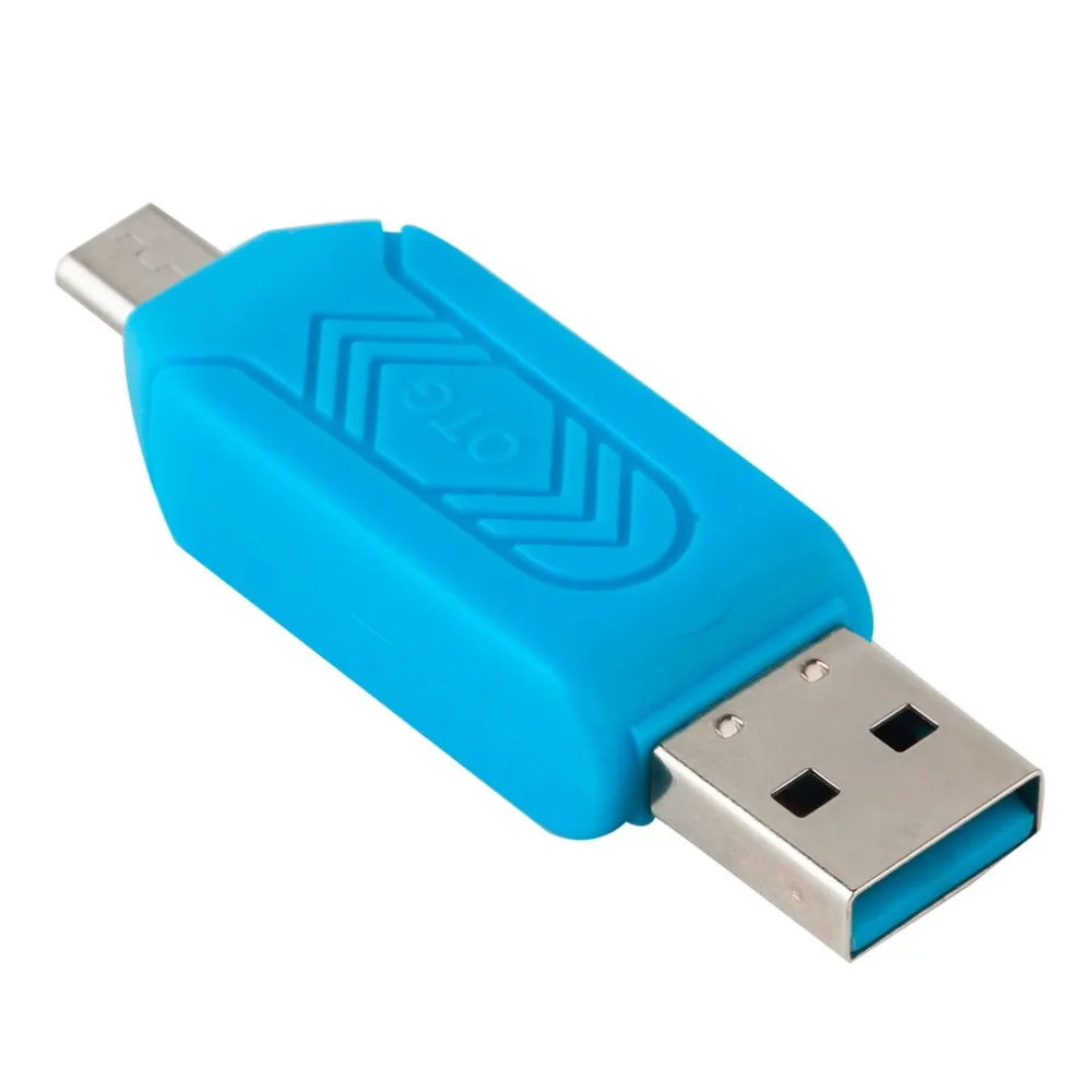 1 шт. Универсальный card reader Мобильный телефон PC card reader Micro USB OTG картридер OTG TF флэш-памяти Новые