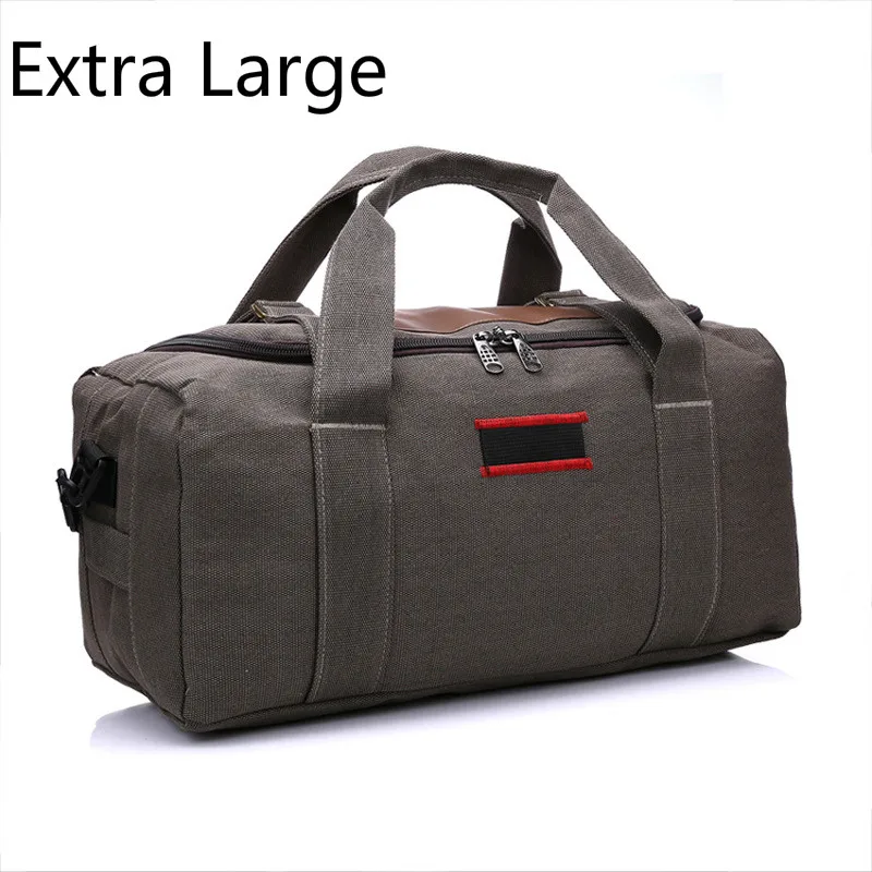 Khaki Extra Large Новинка, вместительные мужские сумки для спортзала, сумка для тренировок, сумка для фитнеса, путешествий, спортивная сумка для спорта на открытом воздухе, Женская Холщовая Сумка для занятий йогой - Цвет: Khaki Extra Large