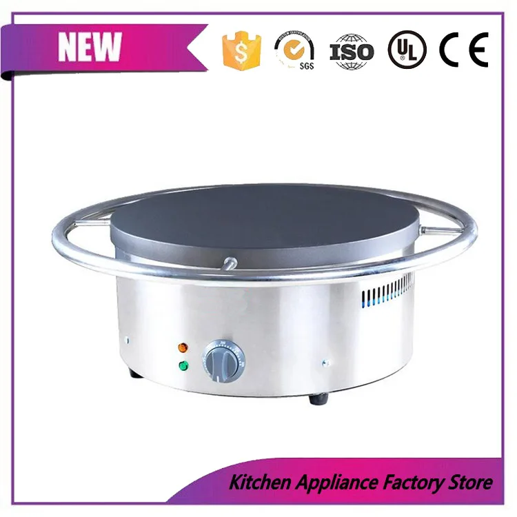 

Commercial electric type India crepe maker machine pancake maker