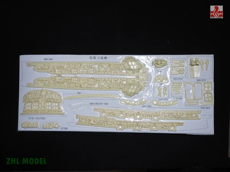 ZHL Royal Caroline 1749 1:50 модель корабль дерево
