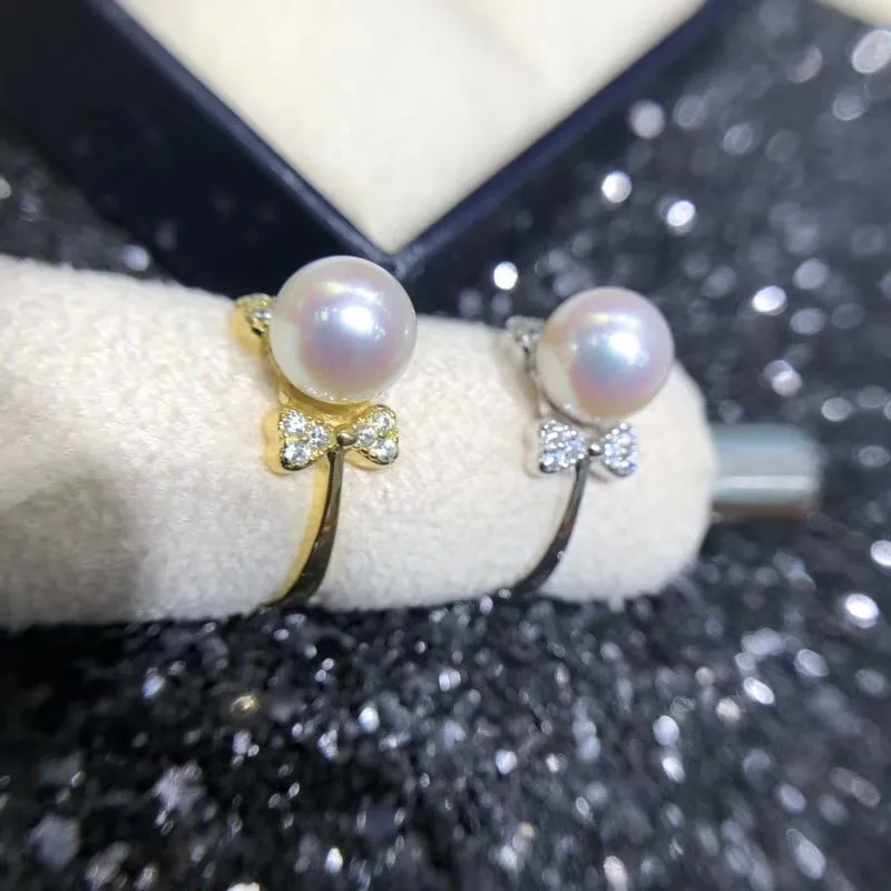 

Hot Design 925 Sterling Silver Adjustable Ring Findings Mountings Settings Parts Fittings for Pearls Jade Corals Stones Beads
