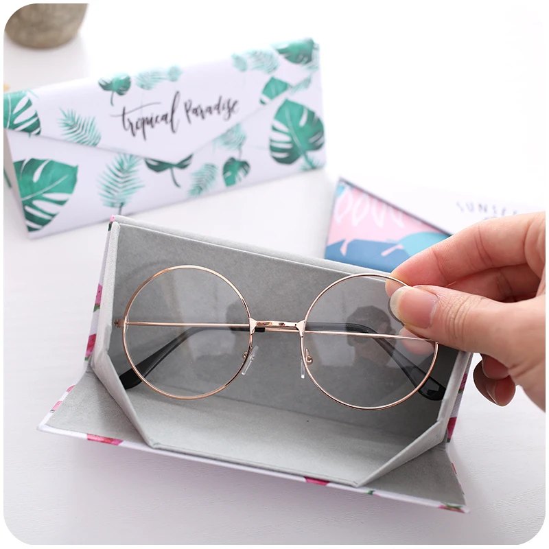 Высококачественные Полиуретановые чехлы для очков модные складные