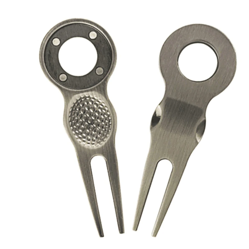 

VJ 50pcs Golf Divot Tool Repair Metal Sport Accessories With Magnetic