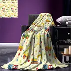 Одеяло детское, из микрофибры, с разноцветными точками