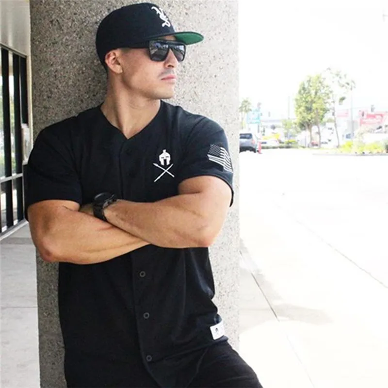 Мужская модная белая футболка с коротким рукавом хлопковая одежда для