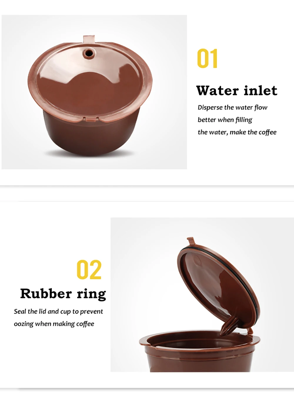 Обновление версии кофе Nescafe фильтры Dolce Gusto Кофе капсулы Пластиковая капсула для