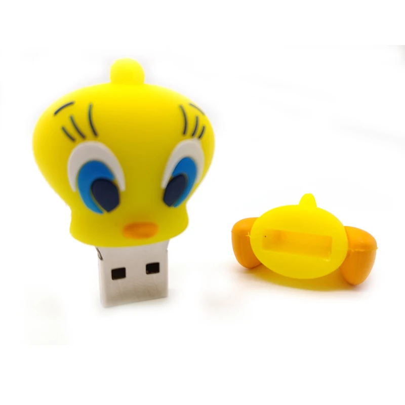 Usb флеш-накопитель Daffy duck 64 ГБ 32 16 8 4 Гб прекрасная подарочная карта памяти Флеш