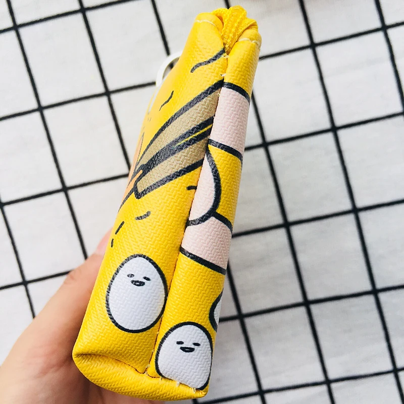 IVYYE 1 шт. желтый Gudetama аниме PU портмоне мультфильм мягкая сумка для мелочи кошелек для карт ключ для хранения подарок