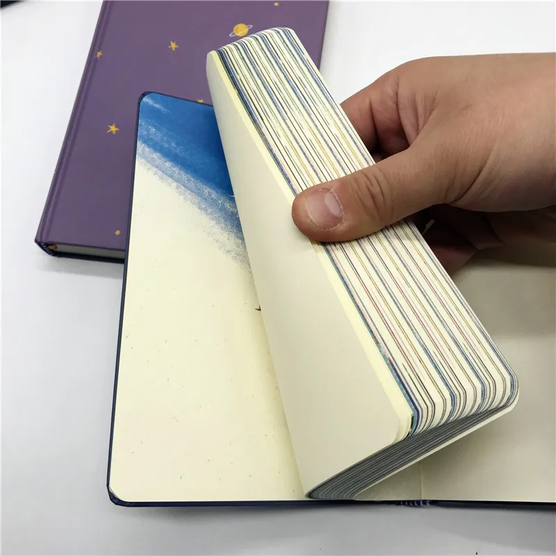 Винтажный Маленький принц твердый переплет A5 блокнот с иллюстрацией страницы Le Petit Prince наклейки для дневника Книга школьный канцелярский подарок