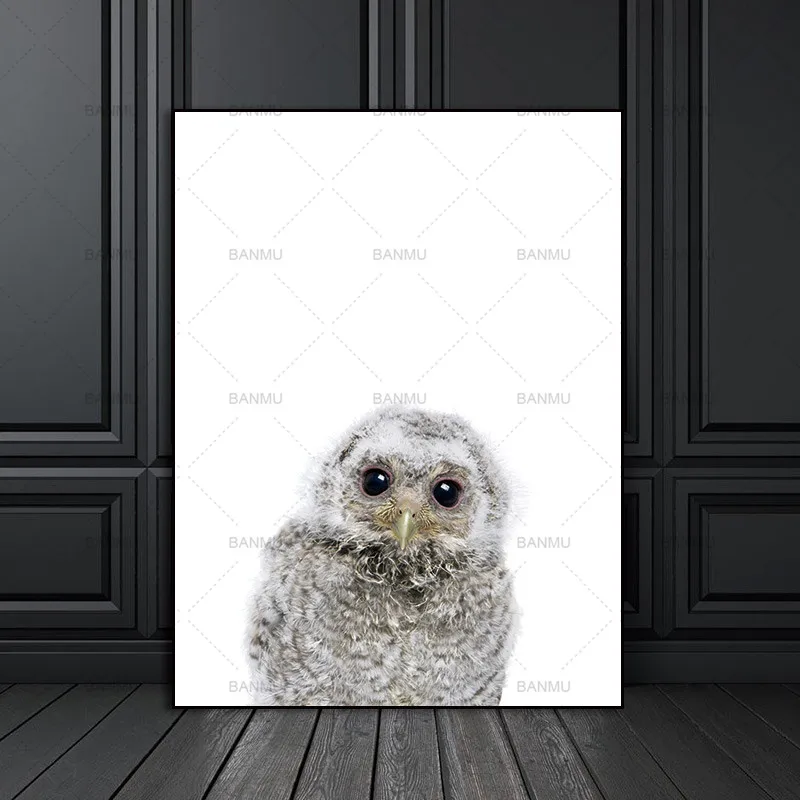 

Wall Art Picture print on canvas home decor picture Canvas painting prints cute animals Wall poster decoration for living room