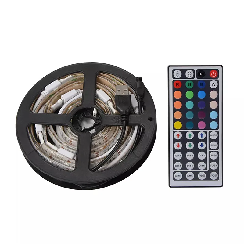 USB СВЕТОДИОДНЫЙ светильник в полоску Wifi RGB SMD 5050 4X50 см 2x50 см+ 2x100 см 5 в музыка Ambilight светодиодный Сказочный ТВ фон ленточное освещение комплект