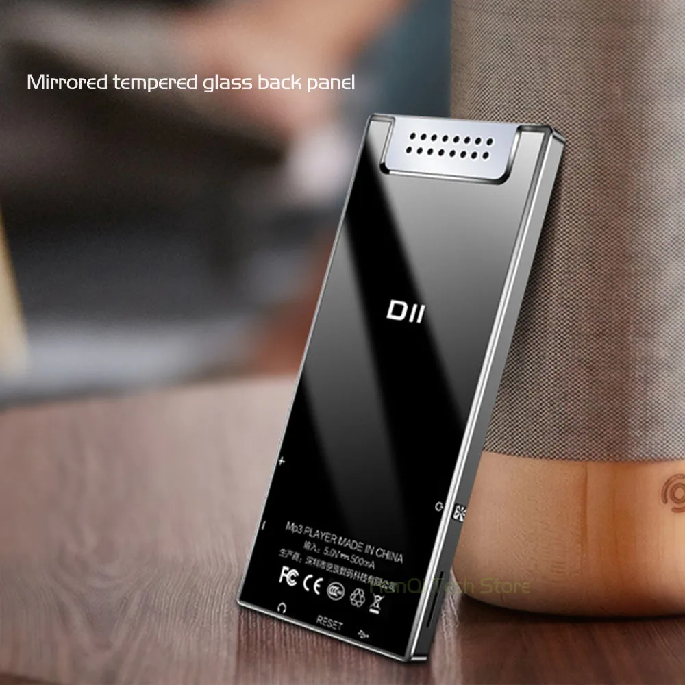 MP3 плеер RUIZU D11 с Bluetooth, музыкальный плеер 8 ГБ, металлический музыкальный плеер со встроенным динамиком, fm-радио, поддержка TF карты