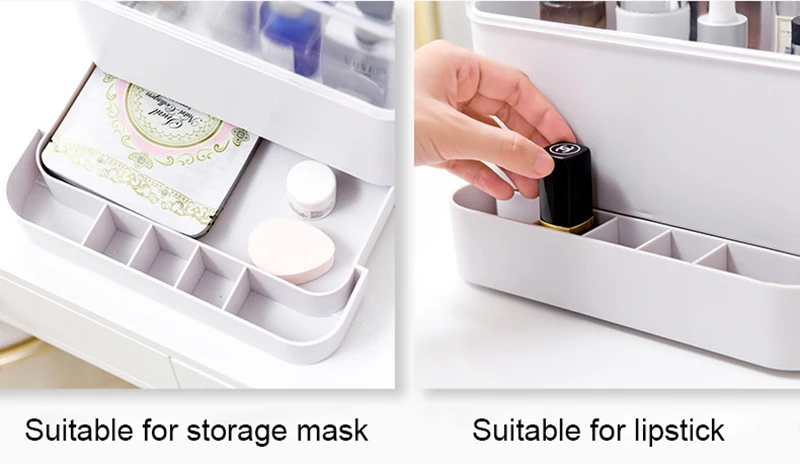 Organizador De Maquillaje пластиковый органайзер для косметики с ящиком ювелирный ящик-органайзер для хранения De Maquiagem органайзер для косметики коробка