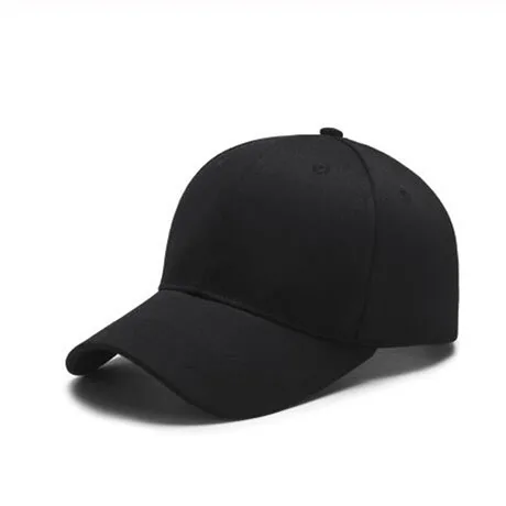Черная кепка однотонная бейсбольная кепка Кепка Snapback кепки s Casquette шляпы регулируемые повседневные Gorras хип хоп папа головные уборы для мужчин и женщин - Цвет: black