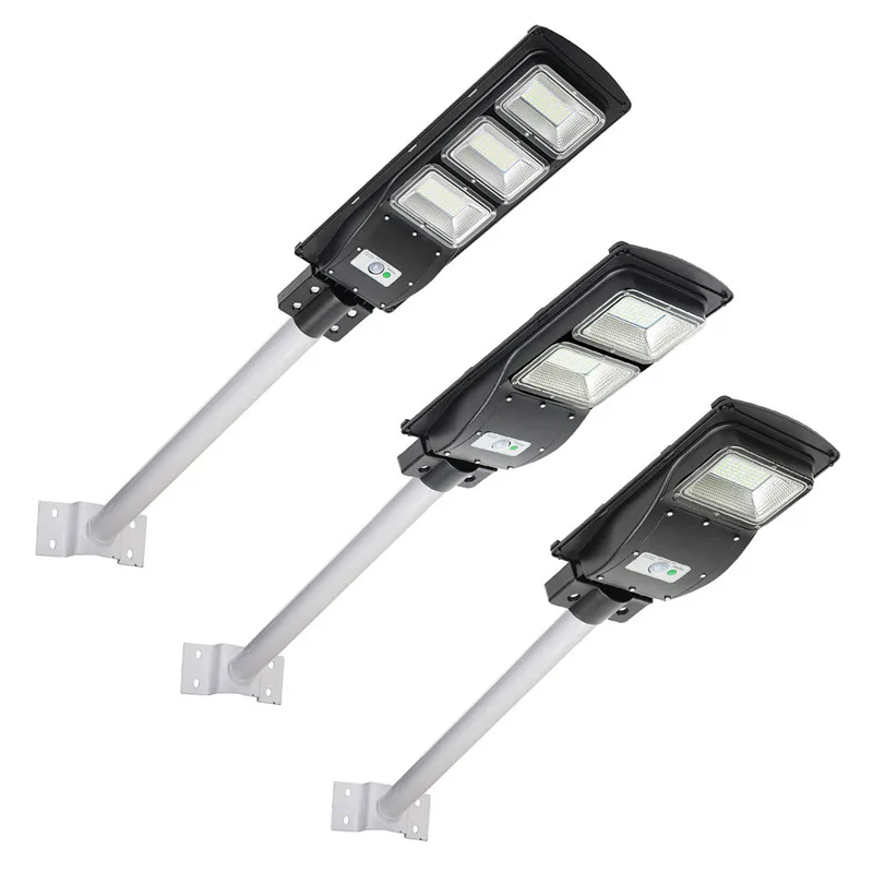 LED Solar Lamp Wall Street Light 30/60W/90W Rada r Induction Outdoor Timing Lamp+Remote Waterproof Security Lamp for Garden Yard