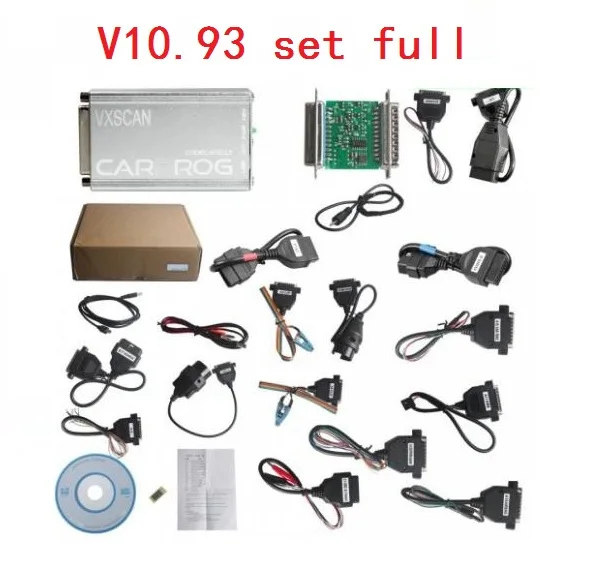 V10.93 set full Лучший Carprog Полный набор V8.21 прошивка идеальная онлайн версия, включая гораздо больше авторизации, чем carprog v9.31 DHL бесплатно - Цвет: V10.93 set full