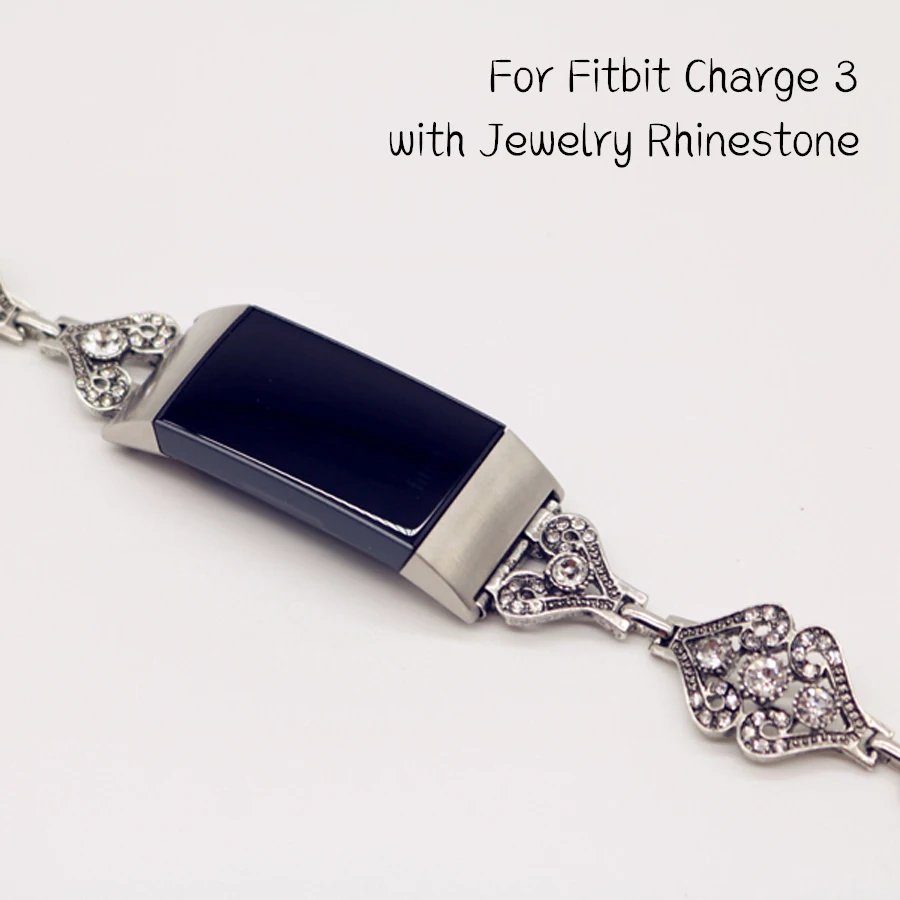 

Ремешок для часов Fitbit Charge, 4 браслета из нержавеющей стали, сменный Браслет для Fitbit Charge 3, фитнес-трекер