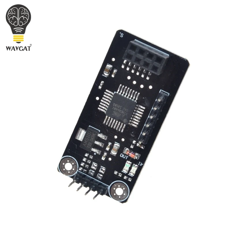Плата адаптера WAVGAT NRF24L01 плата ATMEGA48 модуль беспроводной защиты SPI к IIC I2C TWI