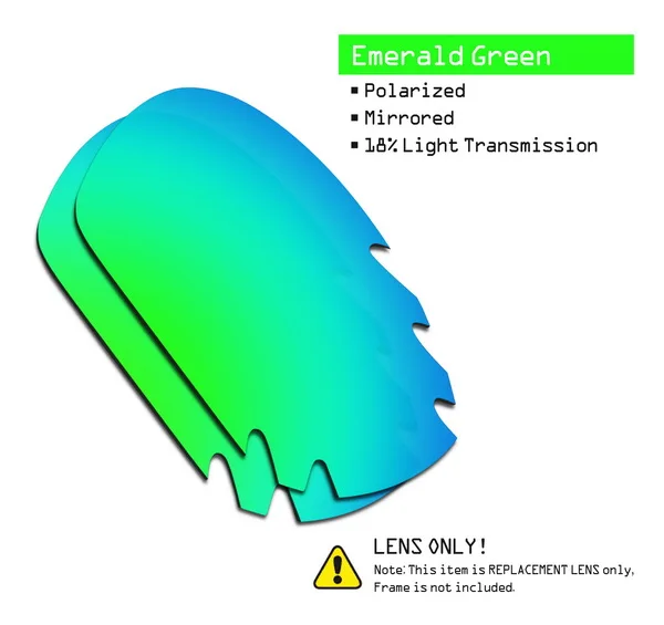 Green-ShieldCoat Дропшиппинг SmartVLT Сменные линзы поляризация для защиты от УФ-Oakley Jawbone вентилируемый Солнцезащитные очки-несколько пар упакованы - Цвет линз: Green-ShieldCoat