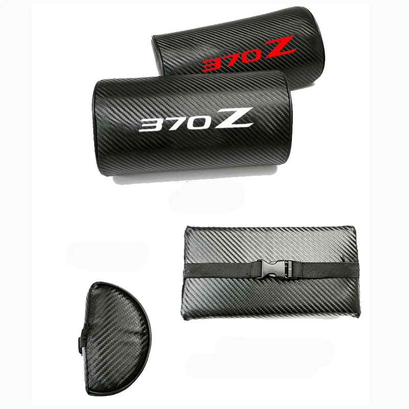 

Carbon Fiber Texture PU leather Car Neck Pillow For Nissan 370Z