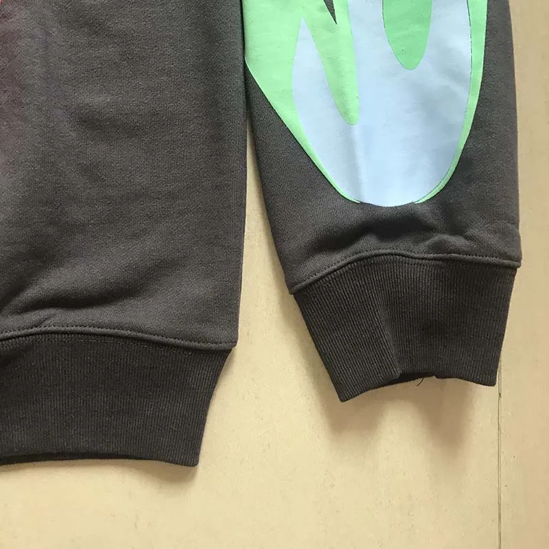 Letter Graffiti Hoodie Kanye West KIDS SEE GHOSTS Hoodie Men Women Streetwear Pullover Sweatshirts HipHip skateboard Hoodie