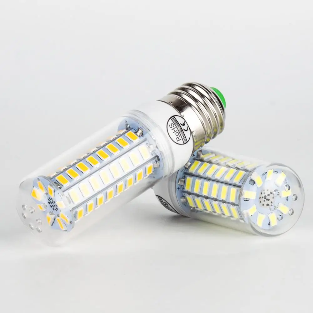 Светодиодная лампочка E27 220 В Bombilla Vela E14 GU10 светодиодный светильник B22 24 36 48 56 69 72