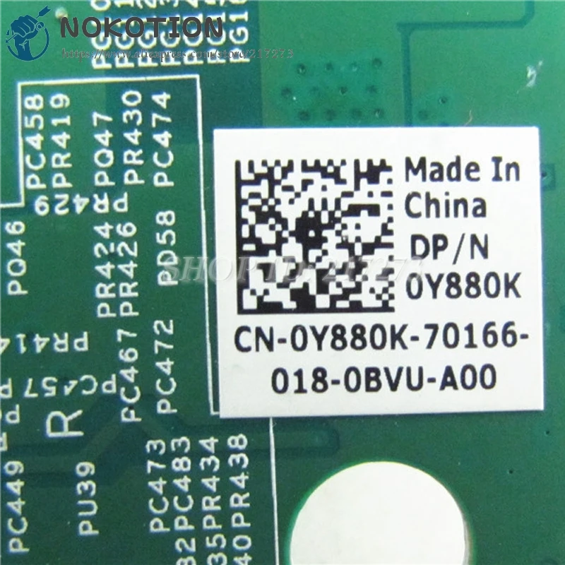 NOKOTION материнская плата для ноутбука Dell Latitude E5400 основная CN 0Y880K 48 4X703 021 Бесплатный