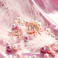 vogue ornament simulated pearl mermaids tears multiple specifications mixed ostrich feather photography props photo accessories