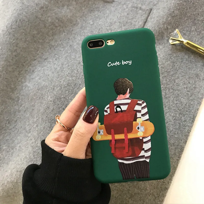 2018 Fashion Slim Matte PC Case for iPhone6 6S Plus Student Style Cover Coque iphone 7 8 Tassel Funda X Cases |