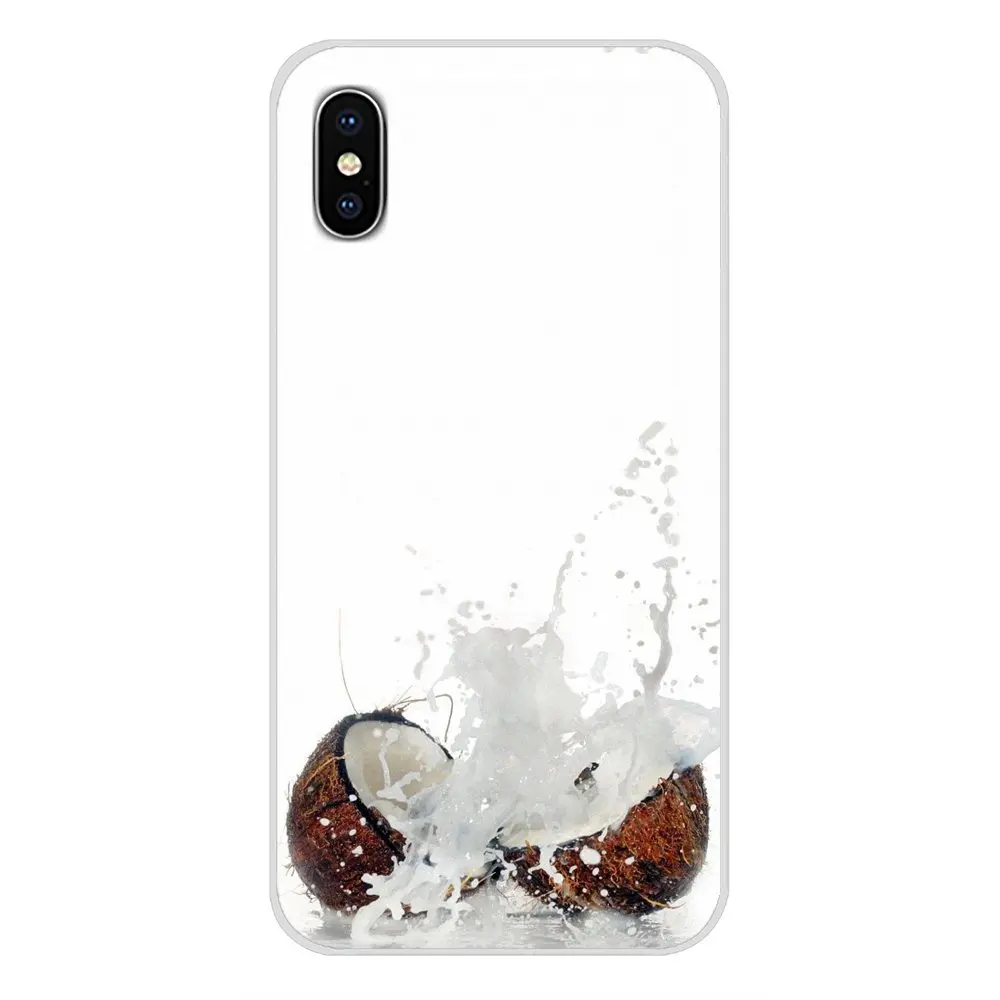 Новый модный пляжный чехол из ТПУ с фруктовым кокосом для Huawei G7 G8 P7 P8 P9 P10 P20 P30 Lite Mini