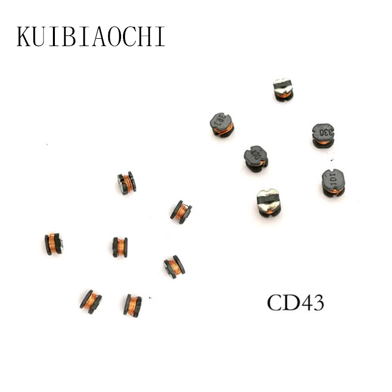 CD43 10 шт./лот экранированный SMD силовой индуктор 2.2UH-470UH высокого качества по выгодной цене с доставкой, CD32 CD43 CD54 CD75 4D28 5D28 CDRH104R RH127 - Объем: CD43