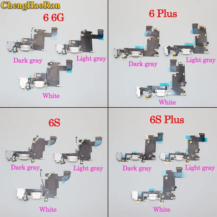 Зарядный usb порт ChengHaoRan для iPhone 6 6G 6plus 6S plus док станция гибкий кабель разъем