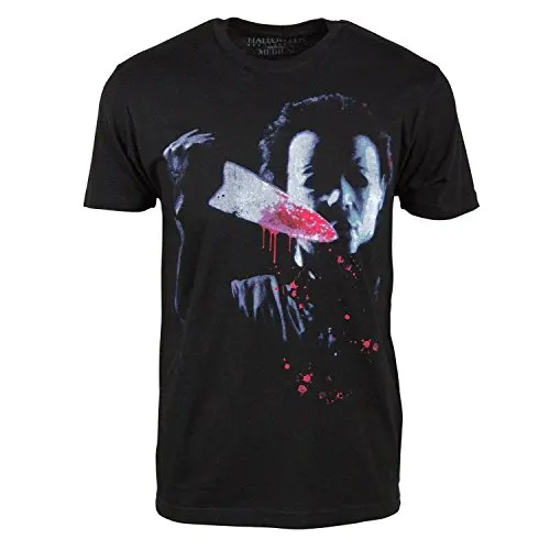 Майкл Майерс Хэллоуин Футболка Черная | Мужская одежда