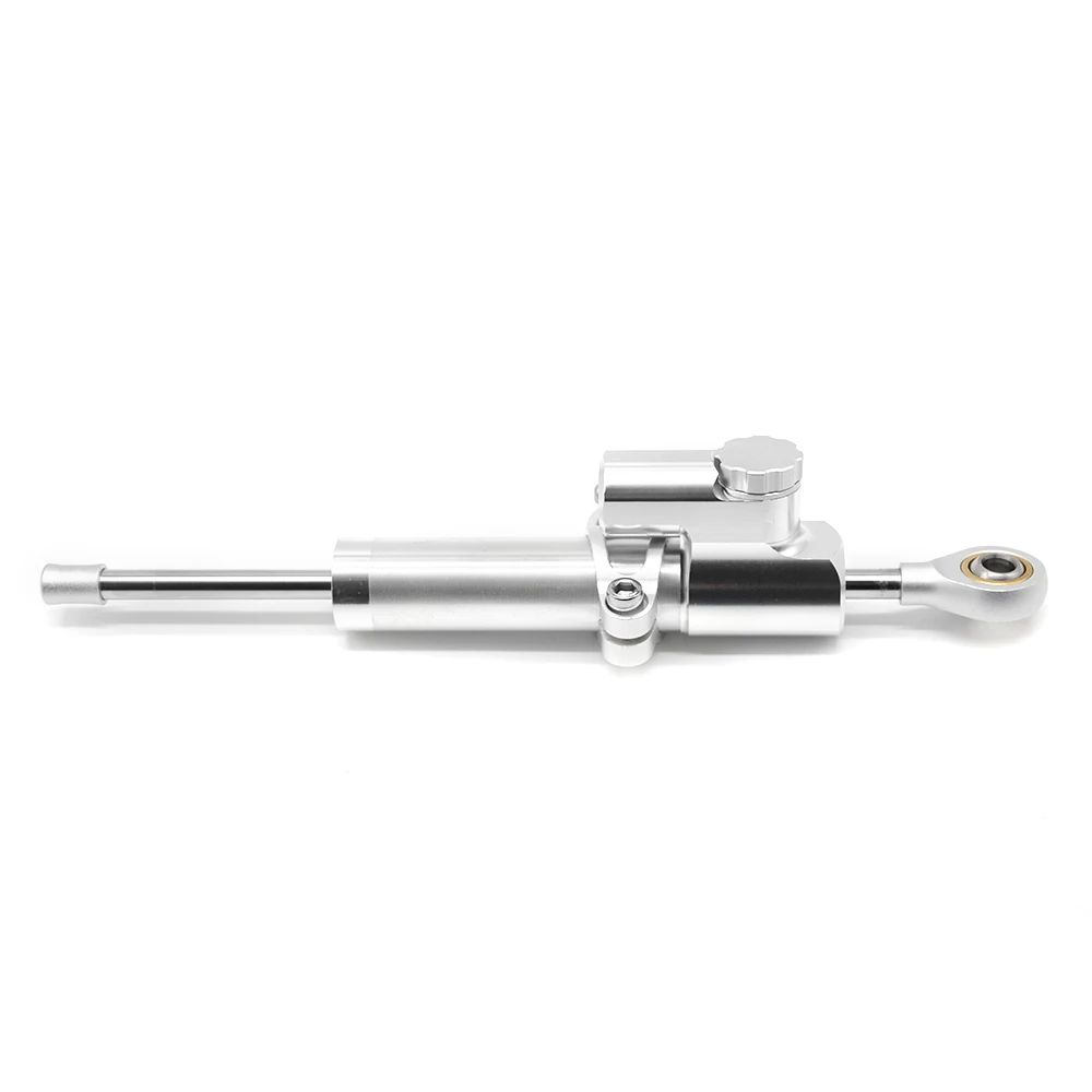 silver Для YAMAHA YZF R6 1999-2004 YZF R1 2002 2003 FZ1 FAZER 2001-2005 мотоциклетный демпфер руля стабилизация безопасности контроль алюминий - Цвет: silver