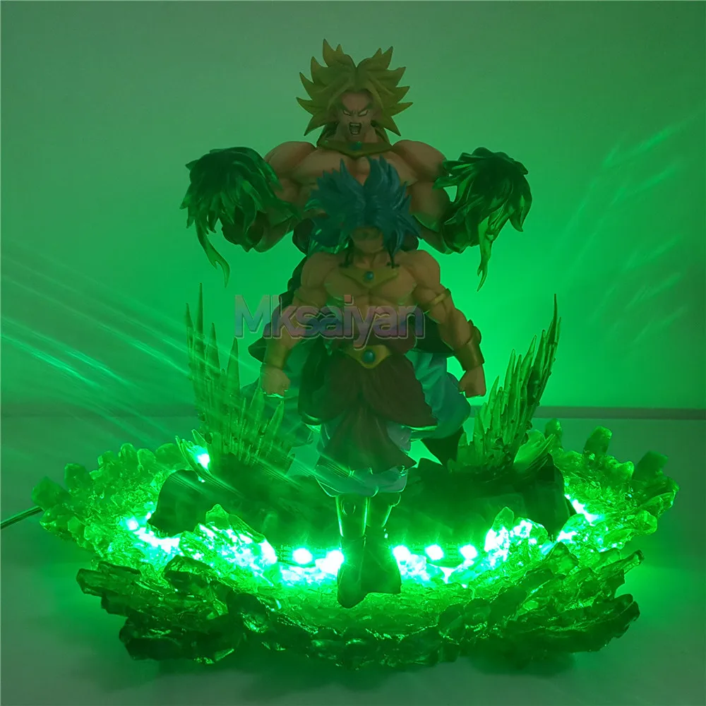 Dragon Ball Z фигурка Супер Saiyan Broli Evolution ПВХ модель DIY светодиодный Dragon Ball Light аниме Dragon Ball Супер коллекционная
