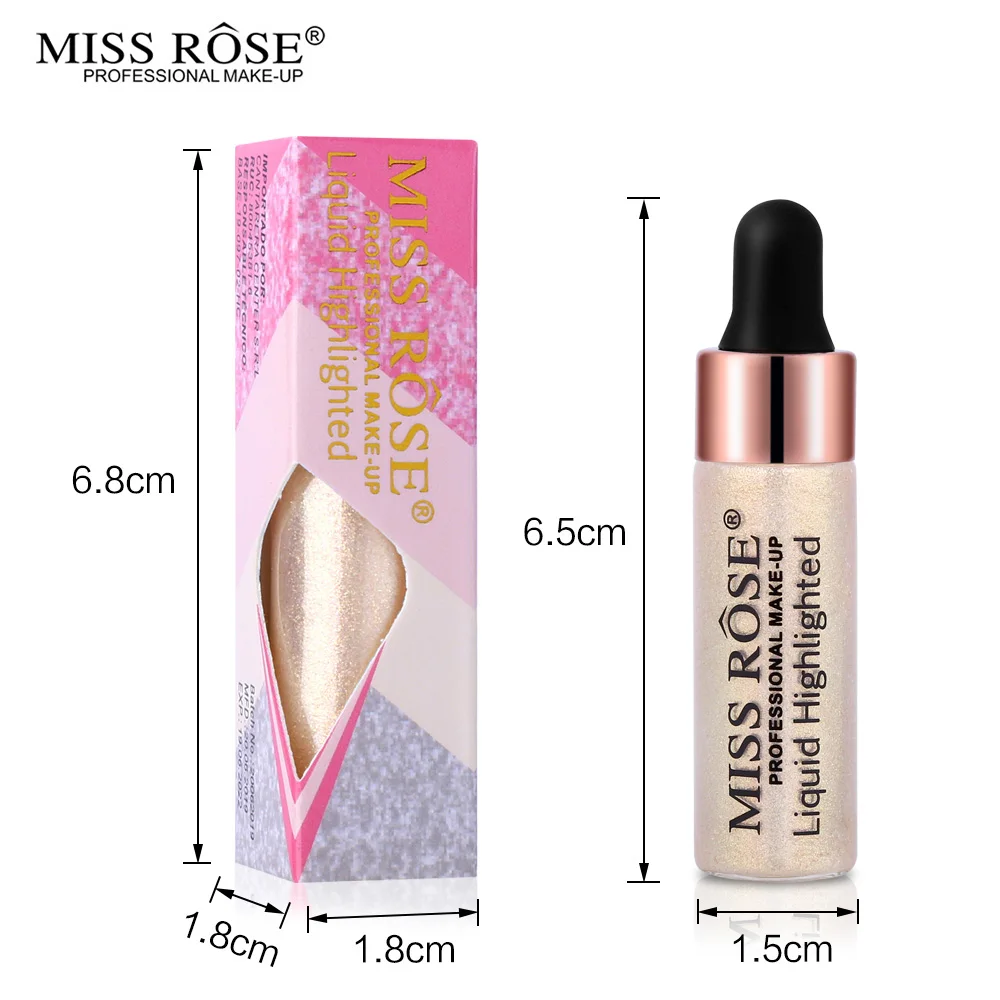 MISS ROSE 5 цветов осветитель жидкий хайлайтер подводной ТИНТ макияж осветлитель для