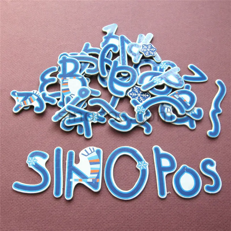 Бесплатная доставка Скрапбукинг ДСП формы зимний алфавит бумага тег