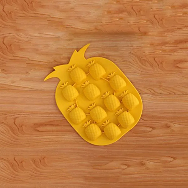 2 шт остров ананас партия Новинка Силиконовые шоколадное желе форма леденец
