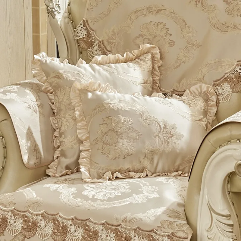 Общий обеденный стол и большой набор ткани Декоративная Подушка Чехол Талия