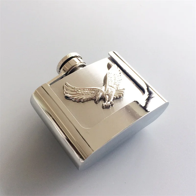 Новая классическая фляга из нержавеющей стали для друзей JEAN'S Fly Eagle 2 унции