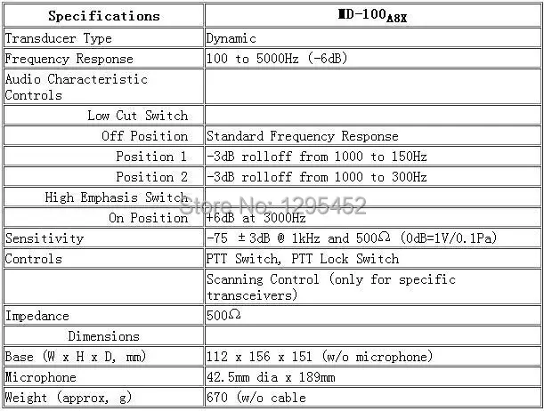 YAESU MD-100A8X настольный микрофон для КВ трансиверов FT-450 FD-857 FD-897 FT-950 FT990 FT-1000/2000 FT-757GX