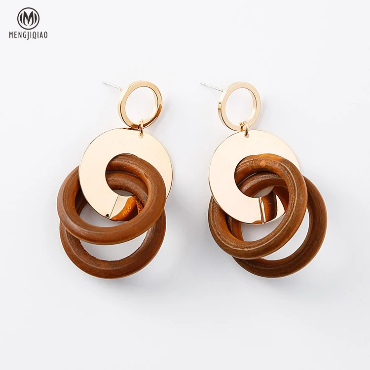 2017 корейские простые геометрические серьги для женщин аксессуары модный