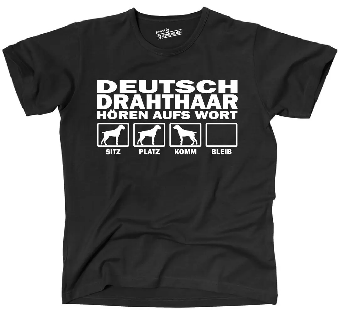 THAW футболка Hunde DEUTSCH DRAHTHAAR aufs Wort Siviwonder крутая Повседневная мужская Унисекс Новая