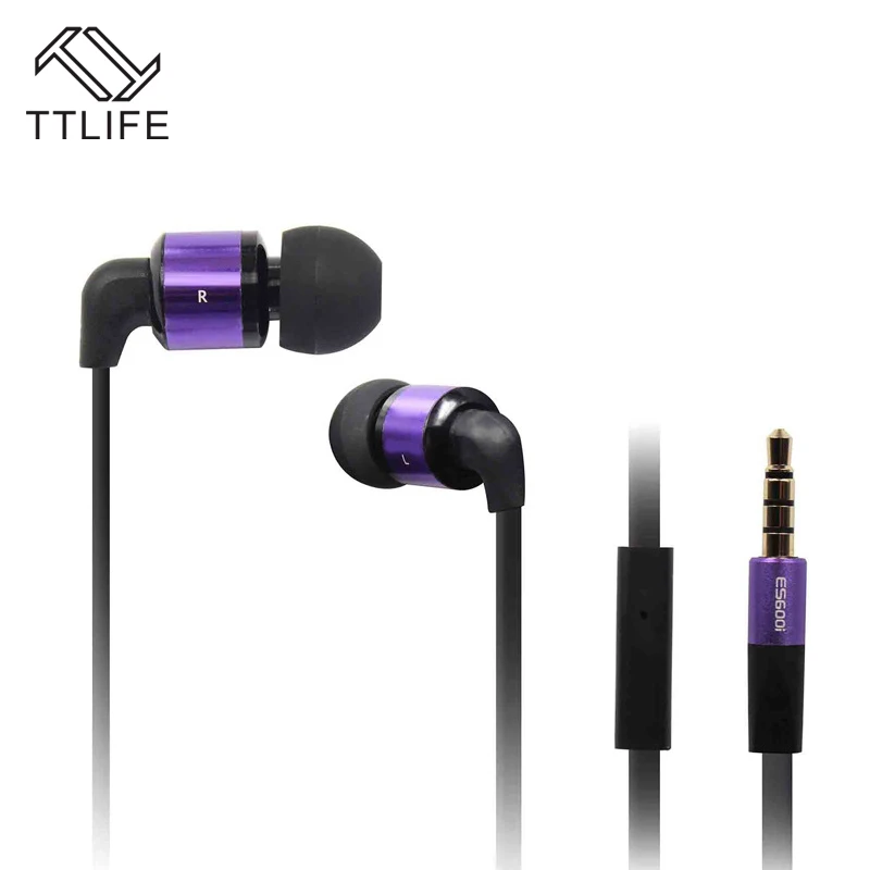 TTLIFE Горячая Super Bass стерео музыку в ухо наушники 3.5 мм Jack вкладыши Fone де ouvido для